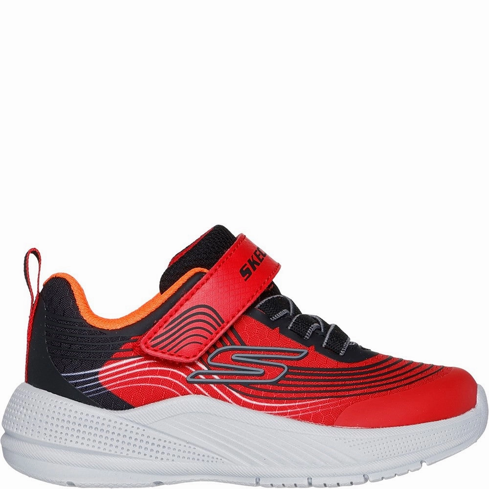 Travel Snap Jump Step Skechers Infant Microspec Advance Trainers