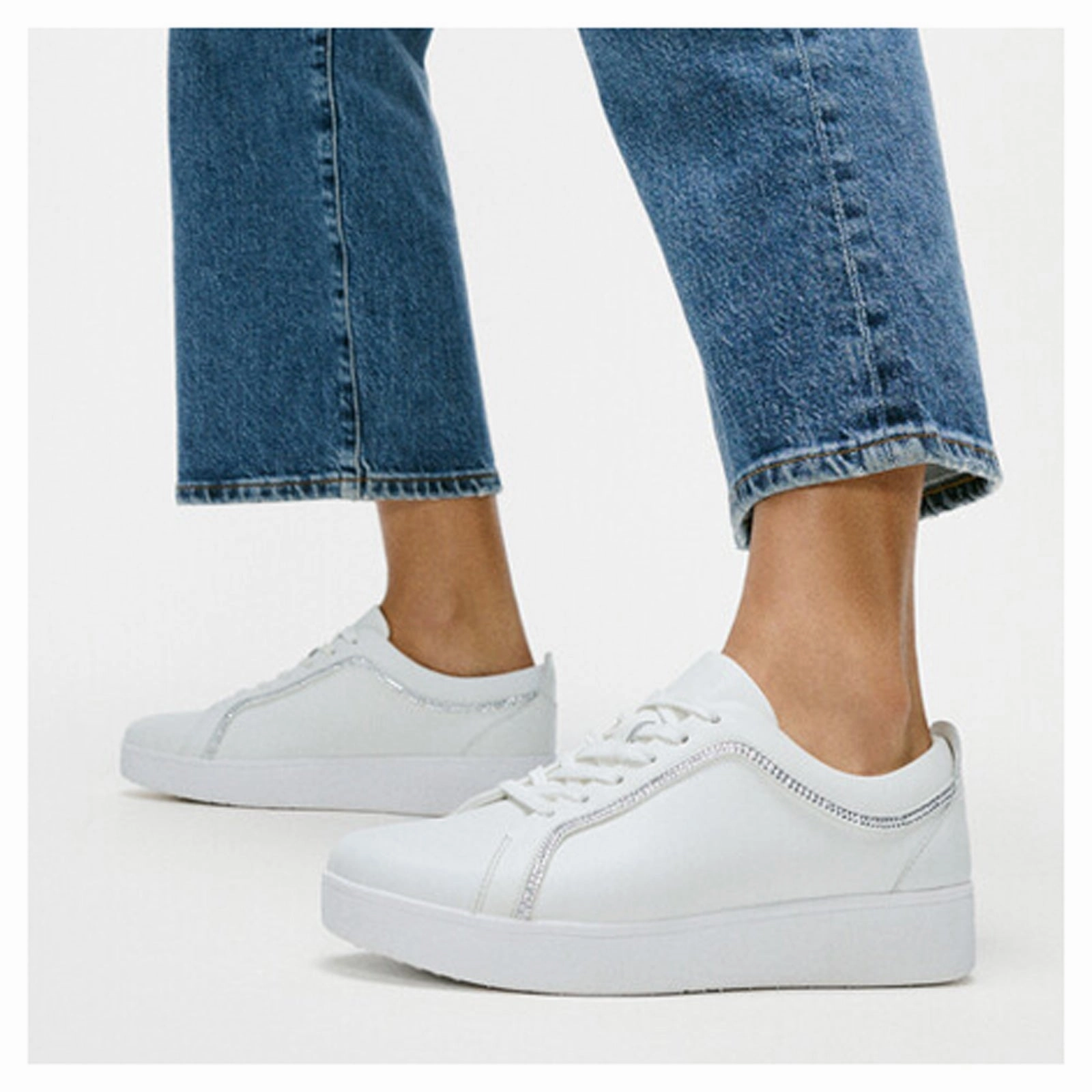 Training Sessions senior exercise shoes Women's FitFlop, Rally Crystal Sneaker