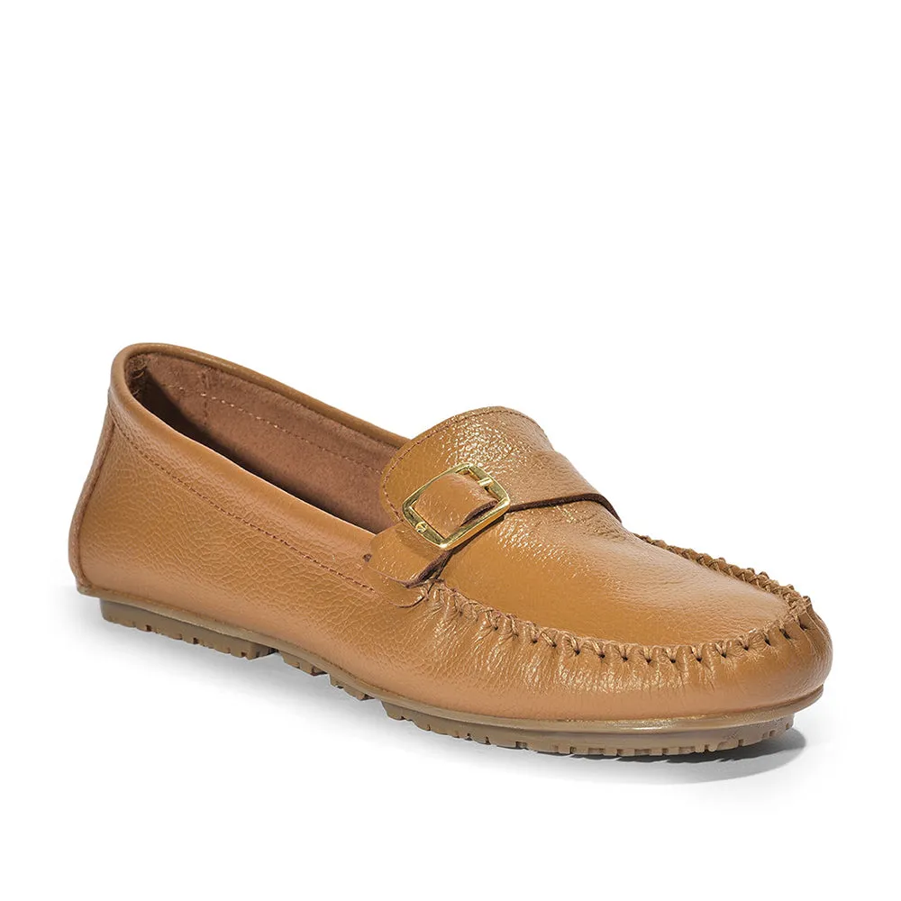 Churchs Loafers Healers Formal Shoes Tan Loafers For Women 2074-21 By Liberty