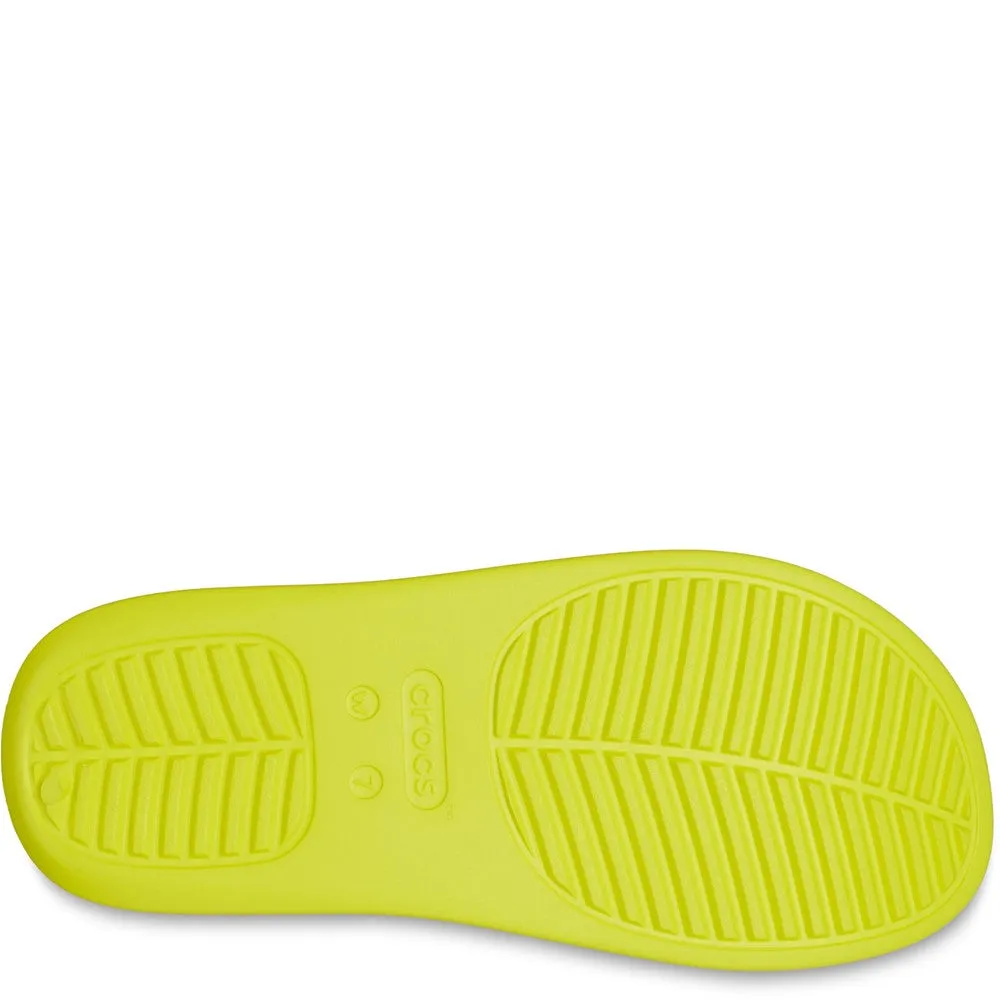 Shell Trim Crocs Getaway Platform Flip