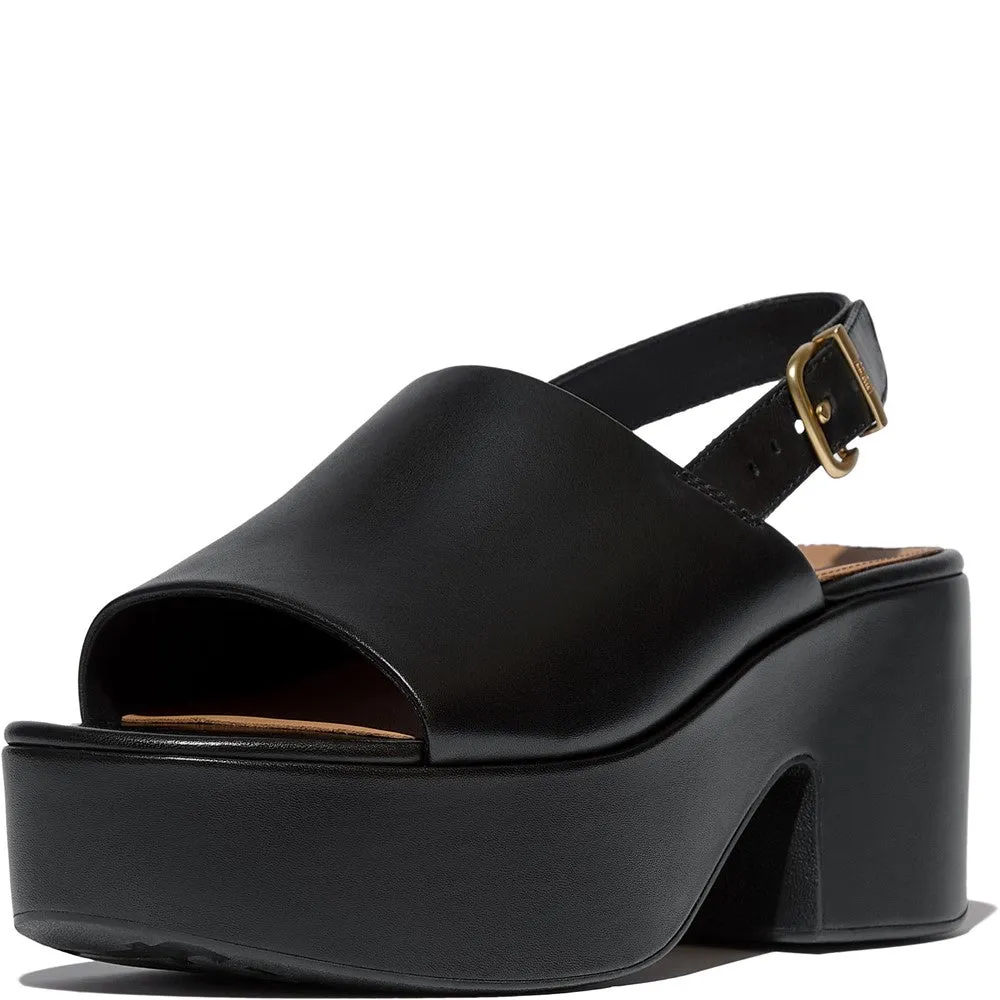 Fitflop Platfforms Heeled Backstrap Sandal Adjustable Strap waterproof