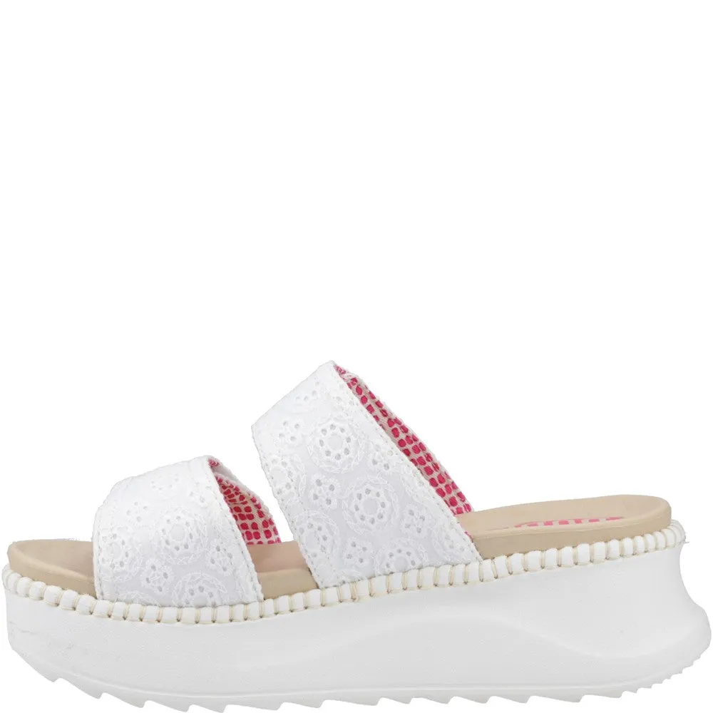 HEYDUDE Delray Slide Eyelet Sandal Step Stable Walking
