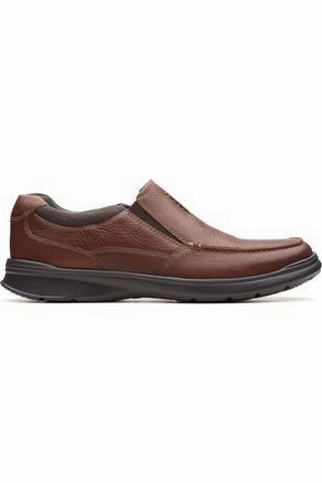 Clarks Cotrell Free Tobacco Leather Grab And Go Lounge Wear
