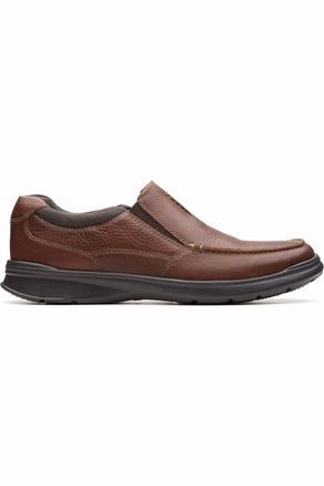 Practical Design Clarks Cotrell Free Tobacco Leather