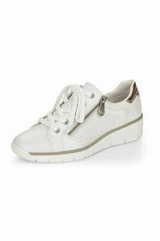 Rieker ladies shoes 53703-80 In white Valley Run Neutral Base