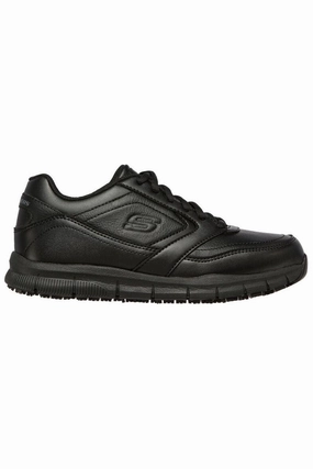 Zip Up Style Skechers Work Nampa 77235 Black