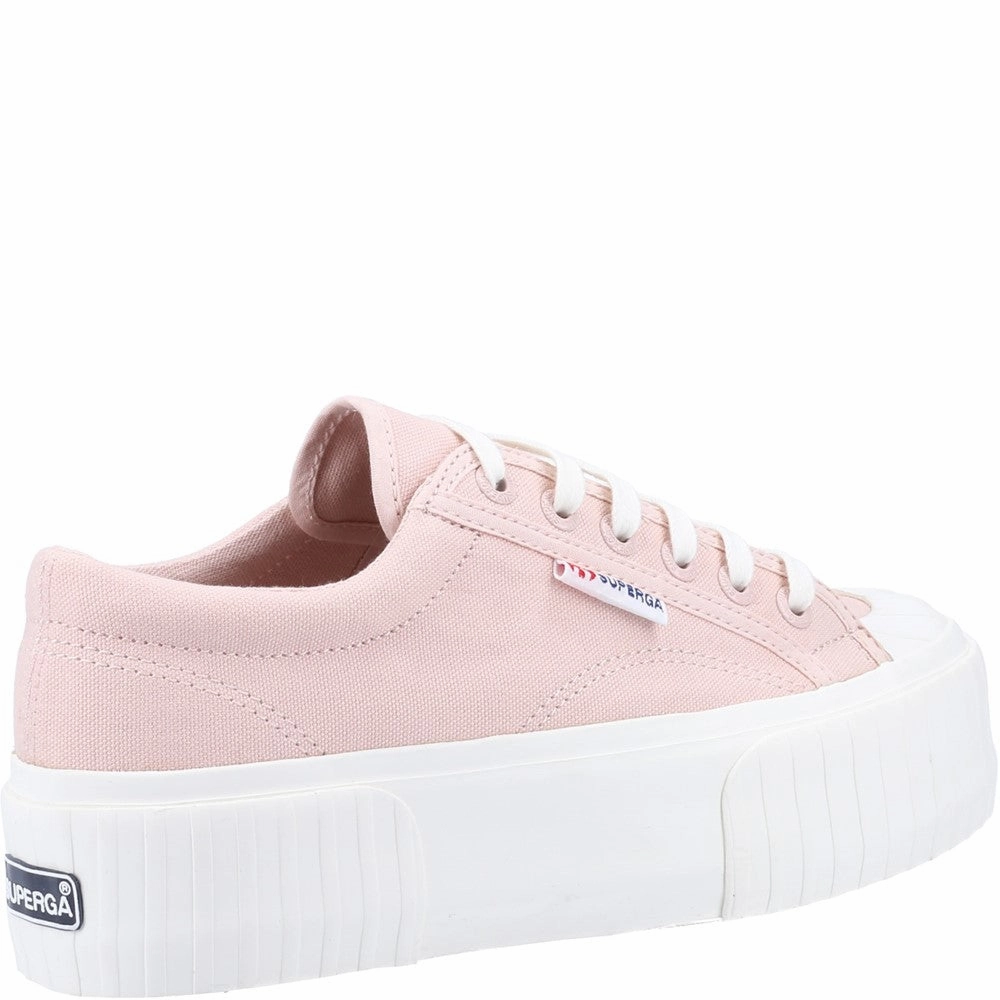 Superga 2631 Stripe Platform Trainer Snug fit