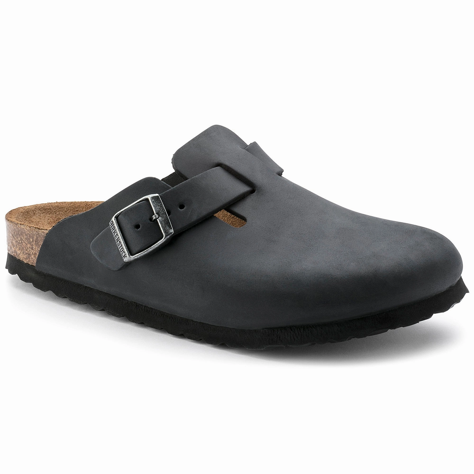 Commuter Friendly Birkenstock Boston Black Oiled 59461 & 59463 unisex
