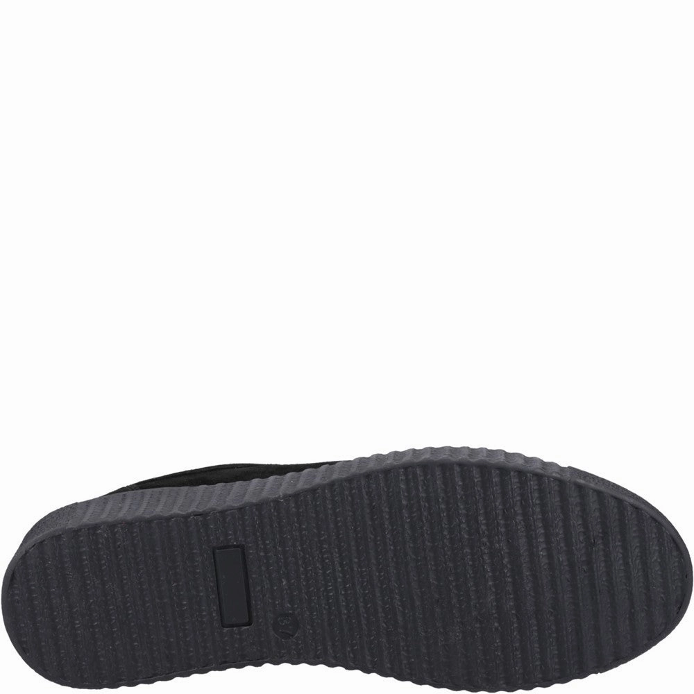 sweat - wicking shoes Smooth Soles Hush Puppies Tamsin Suede Trainer