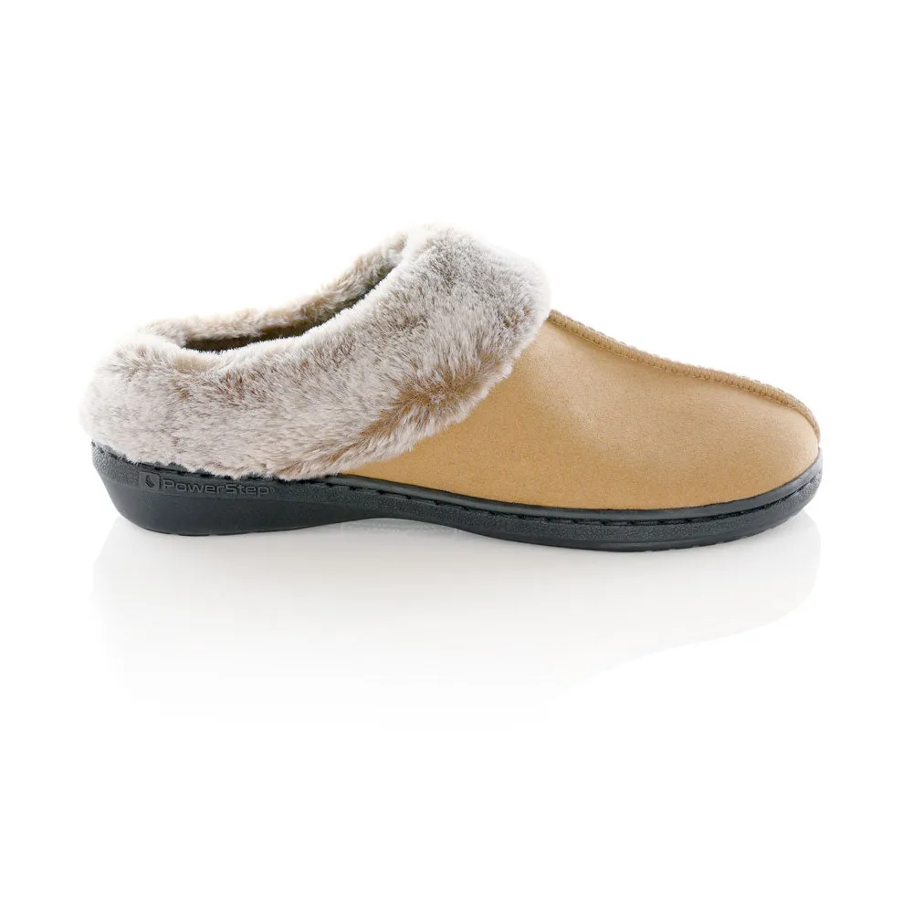 Archies Slippers PowerStep Women's Clog Slippers | Plantar Fasciitis Arch Support Orthotic House Shoe