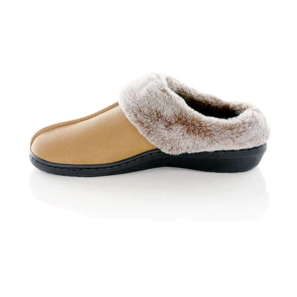 Velour Slippers PowerStep Women's Clog Slippers | Plantar Fasciitis Arch Support Orthotic House Shoe