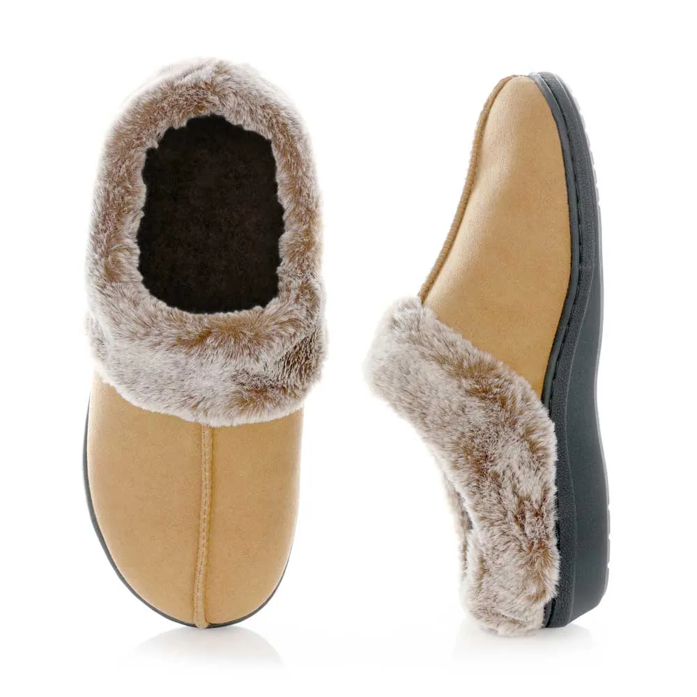 Infant Slippers With Grip PowerStep Women's Clog Slippers | Plantar Fasciitis Arch Support Orthotic House Shoe