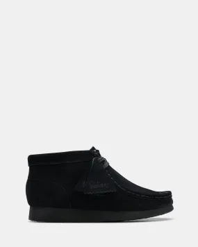 Active Use Neutral Style WALLABEE BOOT OLDER KIDS Black Suede