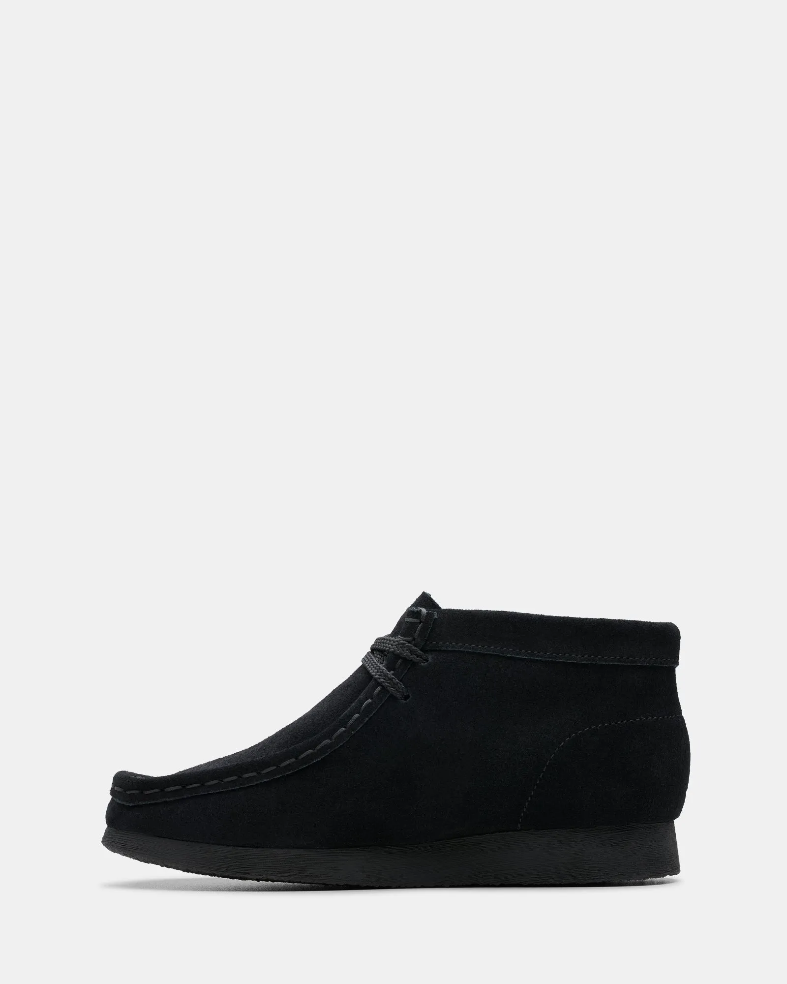 Fast Wear Roll Up WALLABEE BOOT OLDER KIDS Black Suede