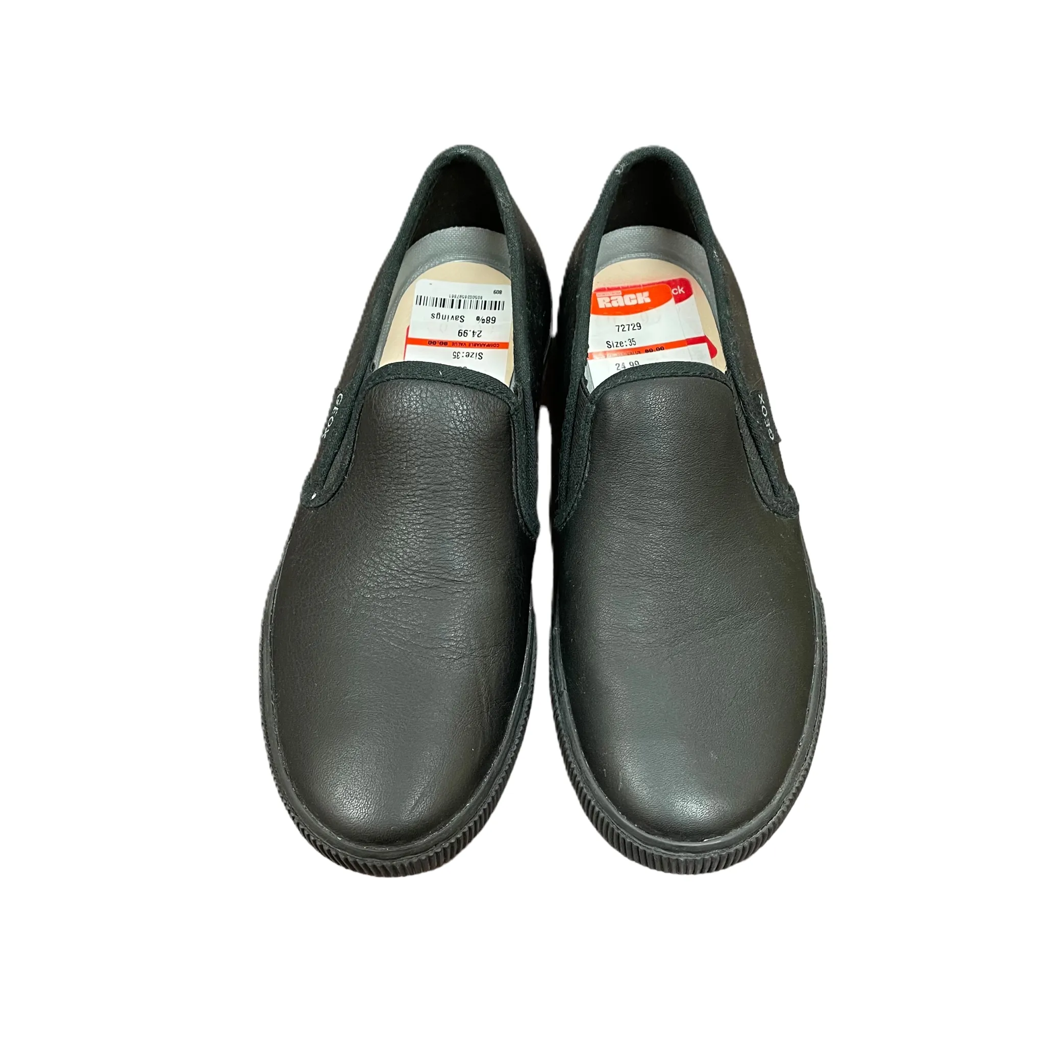 Asics Frequent Trail Running Shoes Black Shoes Flats By Geox Shoes, Size: 5