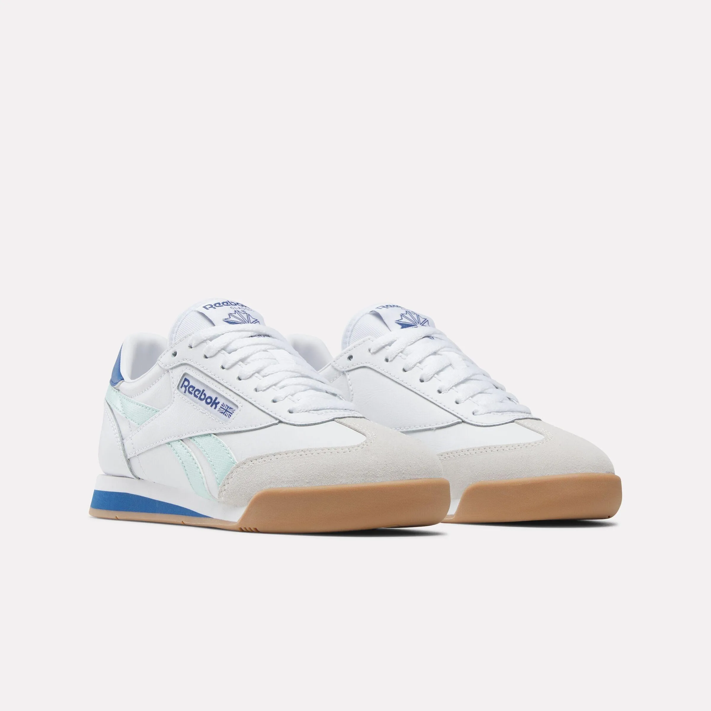 Reebok Footwear Kids Campio XT Shoes - Grade School WHITE/GLITCH AQUA/TWILIGHT BLU Asics Tennis Shoes New