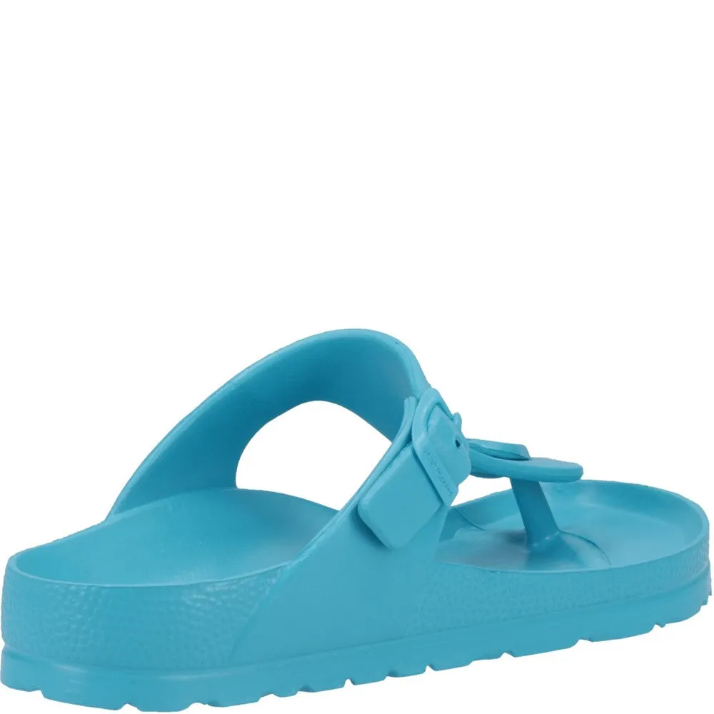 Hush Puppies Lizzie Toepost Sandal Shiny Gem Soft Finish