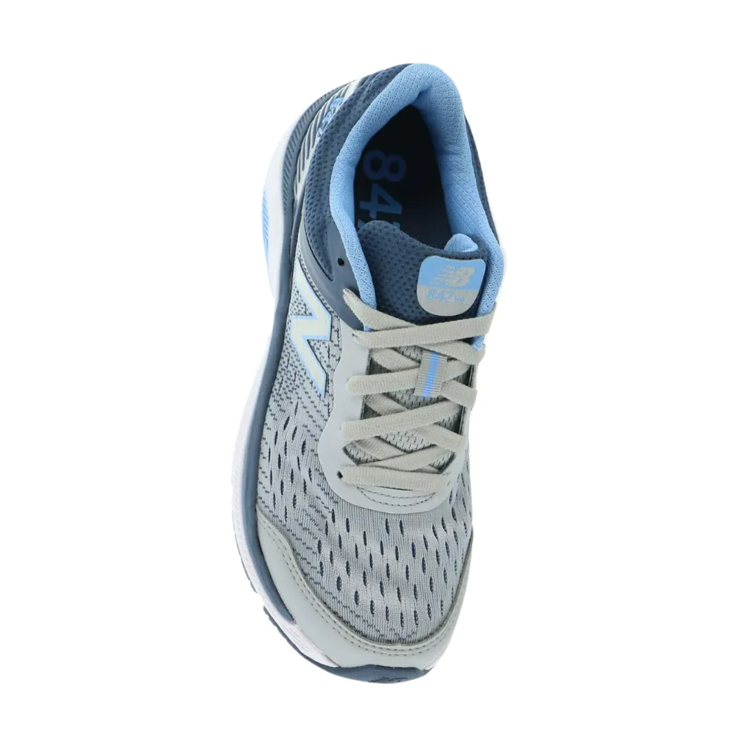 Women's 847v4 - Light Aluminum with Vintage Indigo and Team Carolina (B Width) How To Lace New Balance Sneakers