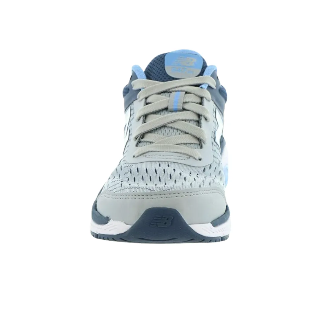 Women's 847v4 - Light Aluminum with Vintage Indigo and Team Carolina (B Width) New Balance Men's Cross Trainers