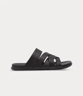 BM6883-BROWN-Men Slipper Puppy Slippers