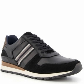 Soft Ease High-Quality Leather Dune Truro Side Stripe Runners