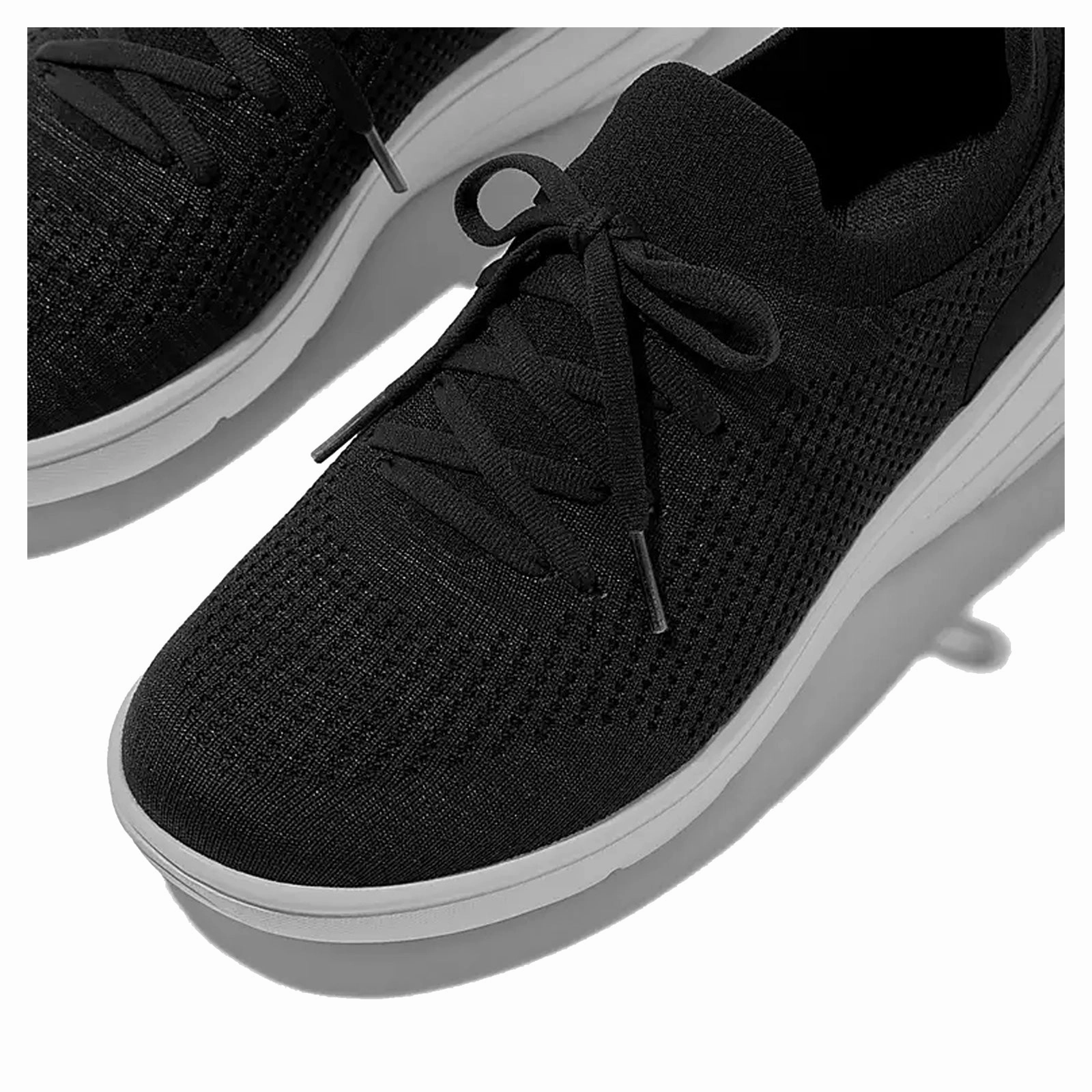 Women's FitFlop, SUPER-Q Knit Slip-On Laced Sneaker High quality standard