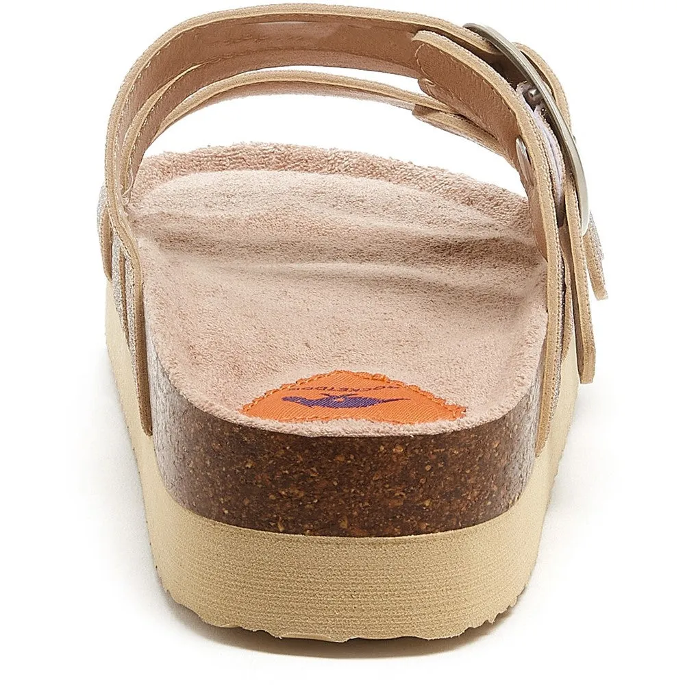 Rocket Dog Astor Glenn Glitter Sandal Contoured Balanced Design