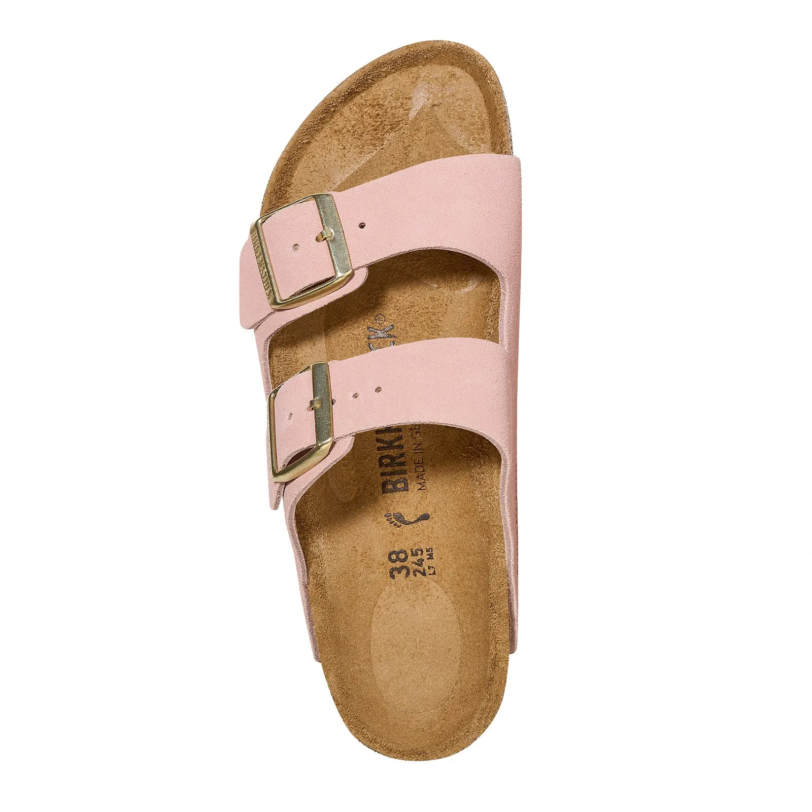 Crystal Shine Outfit Friendly Women's Birkenstock, Arizona Slide Sandal - Narrow Fit
