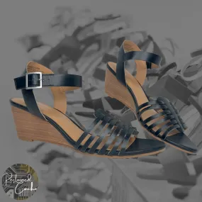 Susina Black Terra Wedge Sandal - Size 9.5 - Women Do New Balance Shoes Run Big Or Small