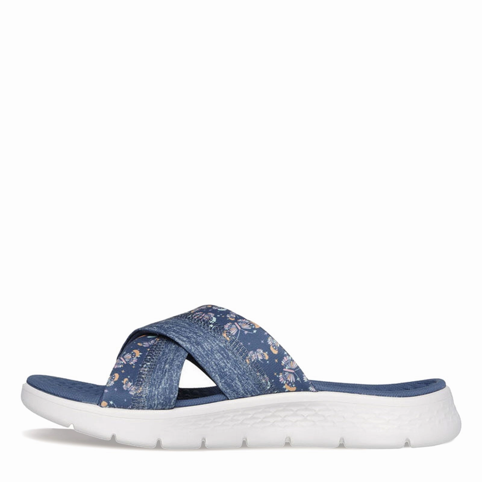 Women's Skechers, GO WALK Flex Sandal - Butterfly Bliss Sandal Sleek Finish Street Glide