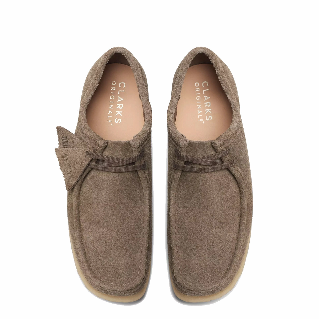Clarks Originals Wallabee Dark Grey Suede Paris Touch Library Glow