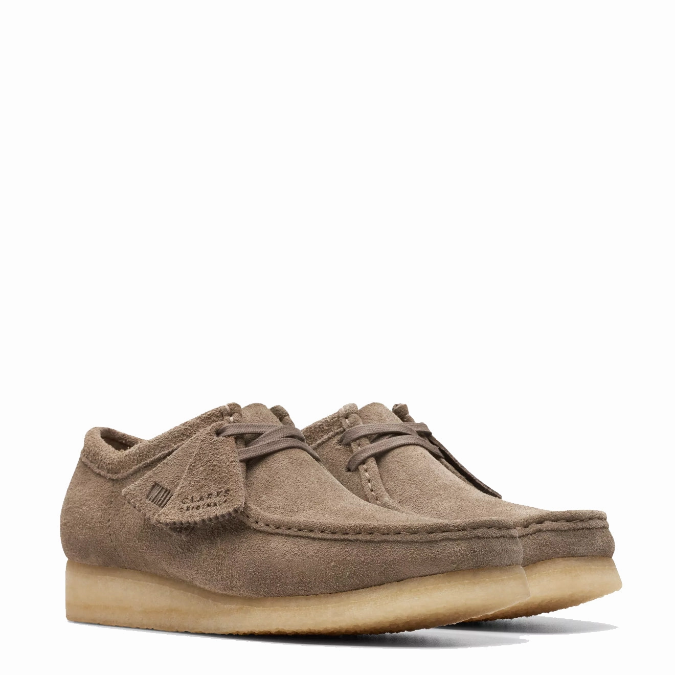 Camp Glow Clarks Originals Wallabee Dark Grey Suede