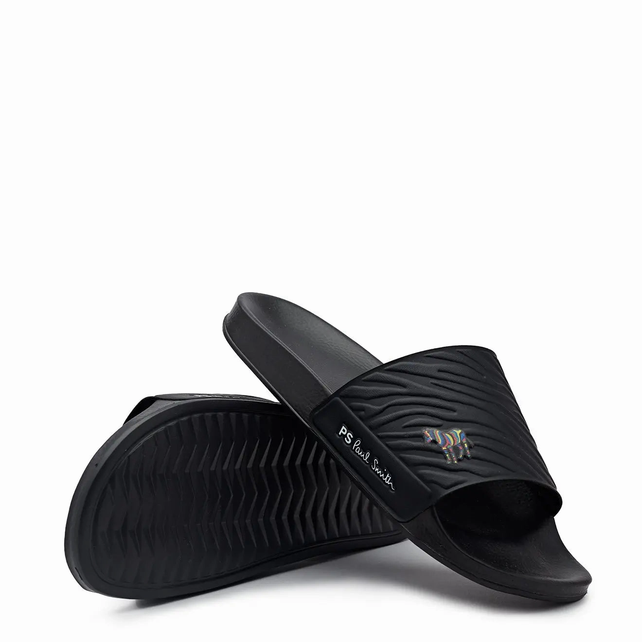 Paul Smith Nyro Sliders Black Zebra Walking-Friendly Shoes