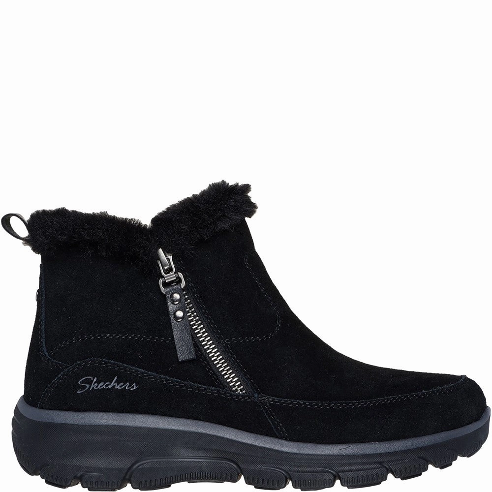 Office Style Calm Move Skechers Easy Going Cool Zip! Ankle Boots