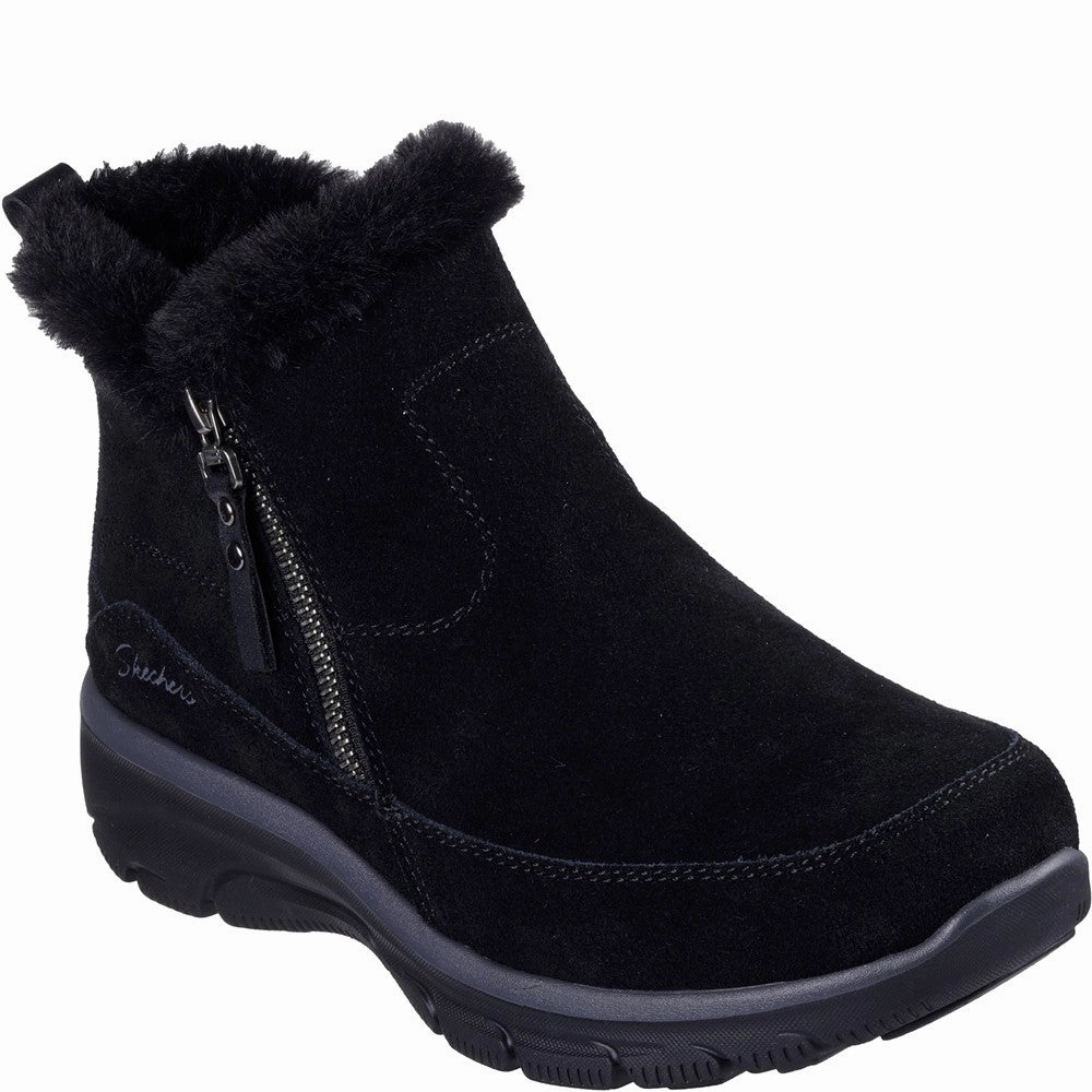 Relax time Tree Run Skechers Easy Going Cool Zip! Ankle Boots