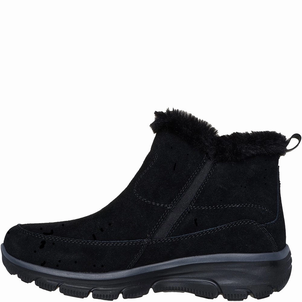 Skechers Easy Going Cool Zip! Ankle Boots Canyon Hike Air Mesh