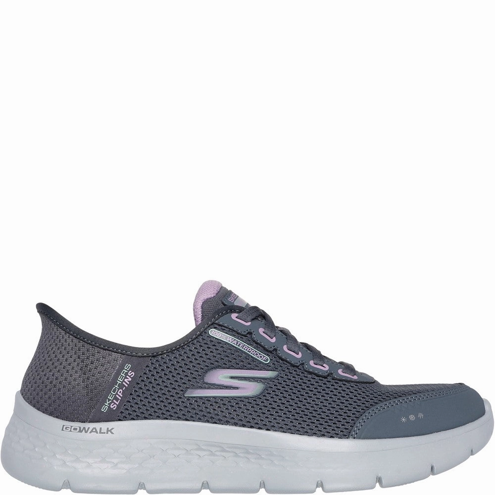 Square Toe Design Skechers Go Walk Flex Clear Creek Trainers