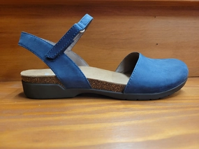Dansko Rowan Navy Nubuck Quick Pair Plush Fit