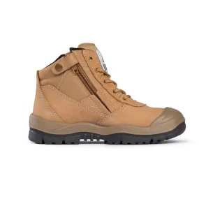 Mongrel 461050 Zipsider Scuff Cap Safety Steel Toe Work Boots - Wheat Ariat Work Boots