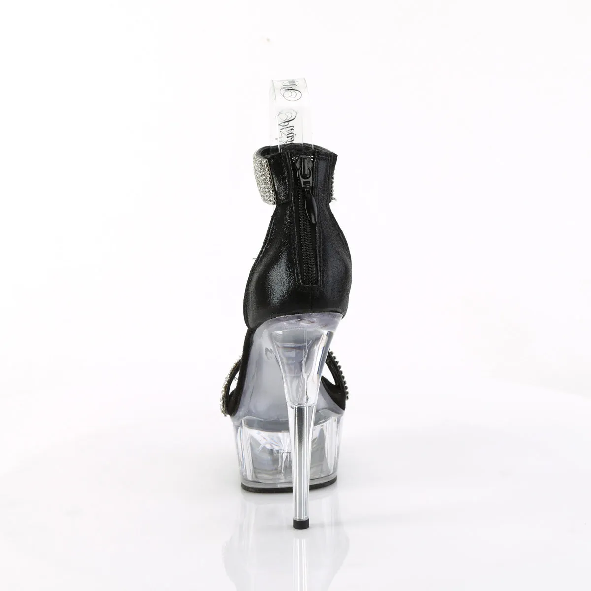 Last Year's Asics Running Shoes DELIGHT-641 Pleaser Black Sexy Platform Shoes (Pole Dancing Heels)