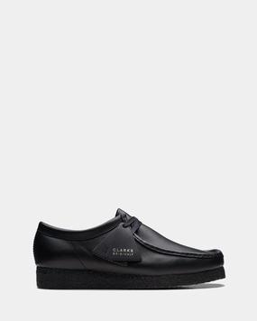 Wallabee (M) Black Leather Comfort toe