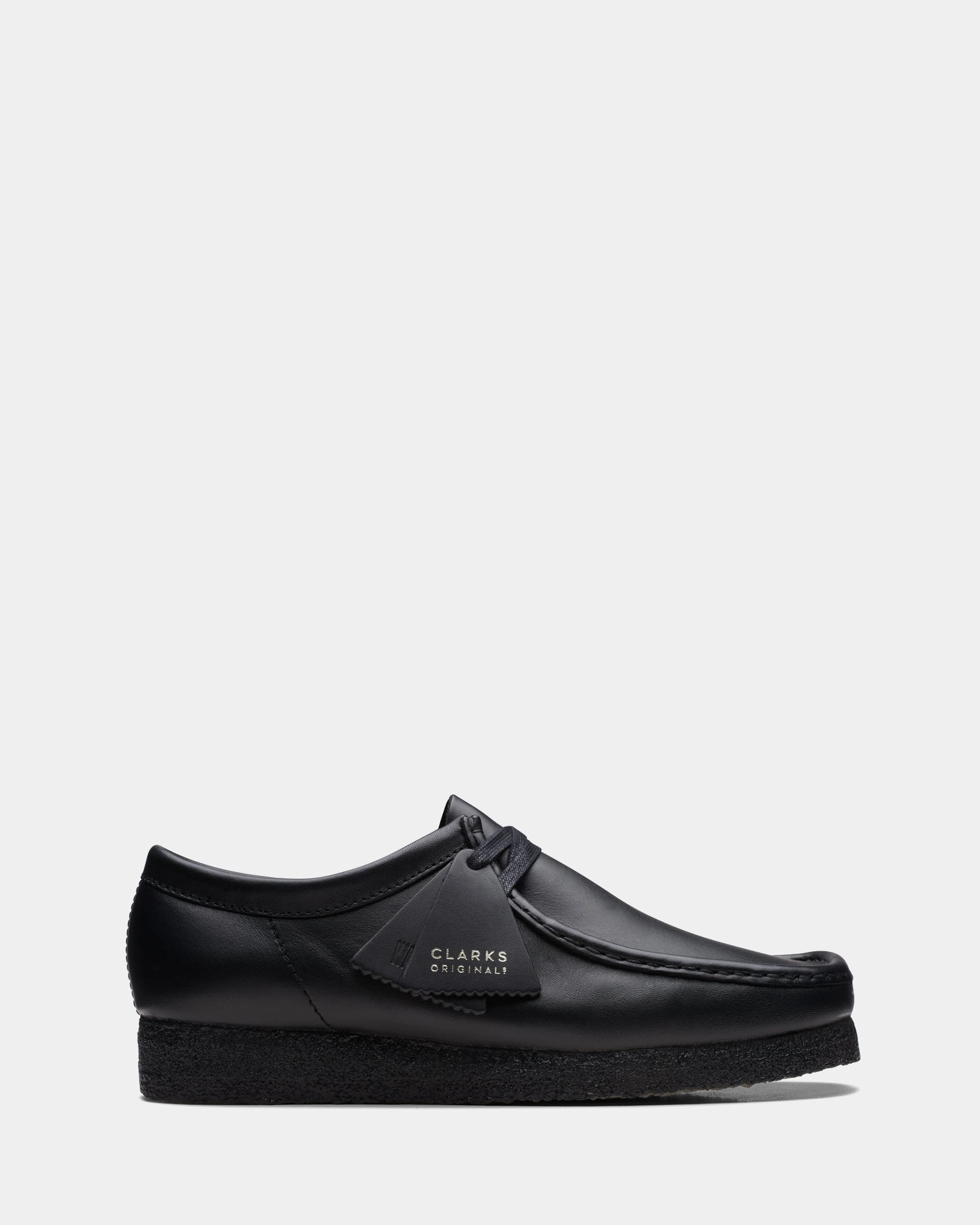Wallabee (M) Black Leather Comfort toe