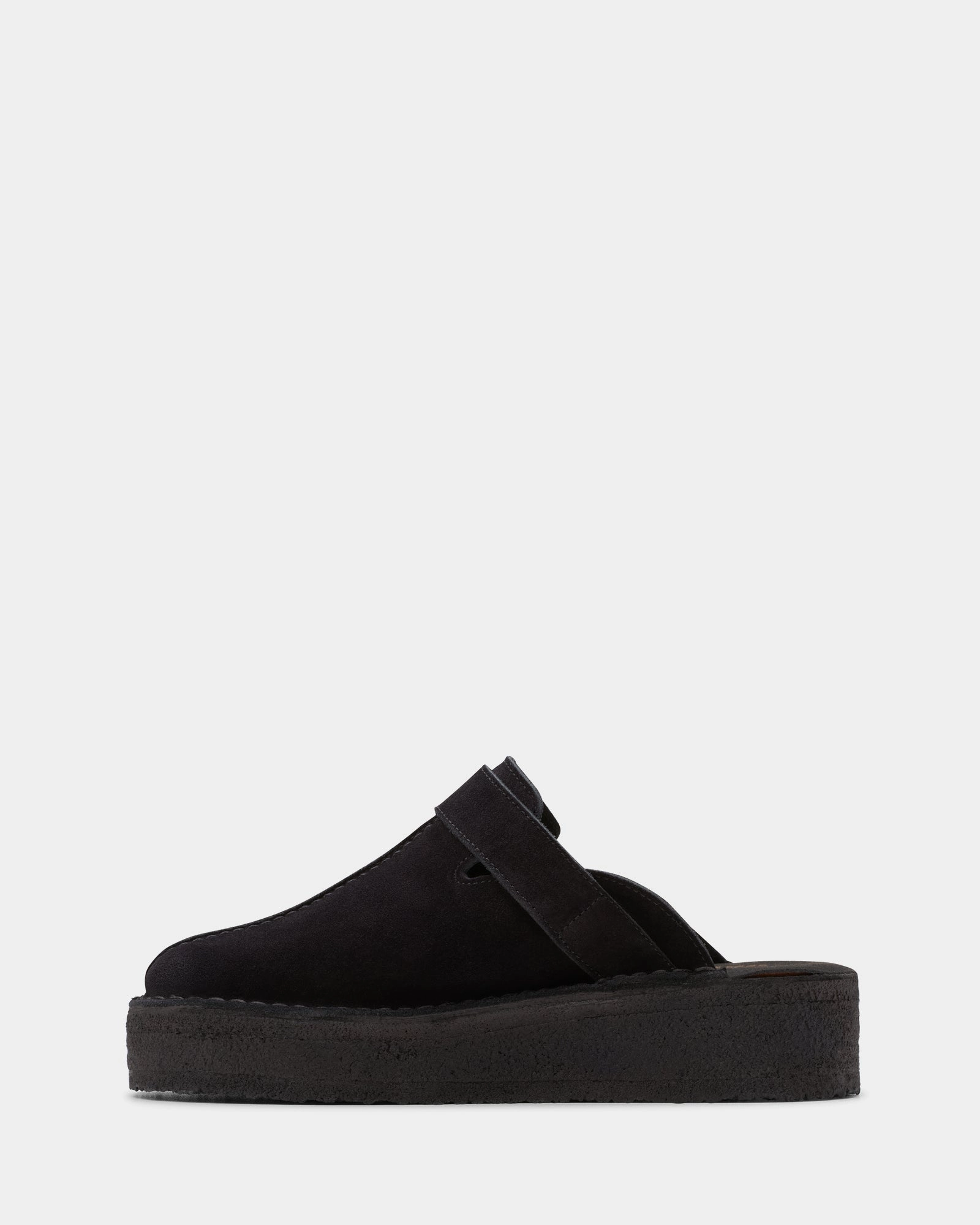 Trekwedge Mule Black Suede play time