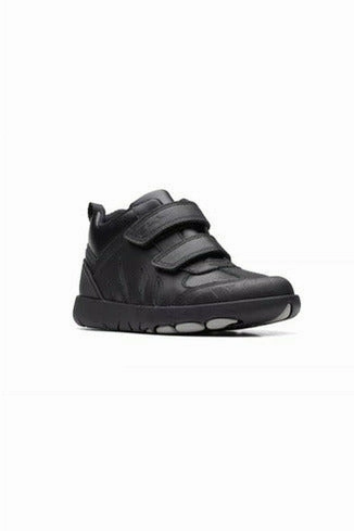 Everyday Comfort Frost Cool Clarks Rex Hop Kid black leather