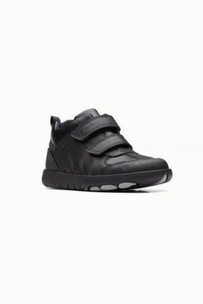 Everyday Comfort Frost Cool Clarks Rex Hop Kid black leather