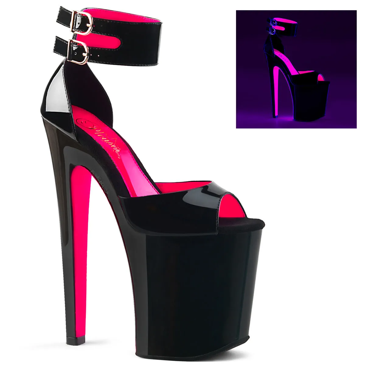 XTREME-875TT Pleaser Black/Neon Pink Sexy Platform Shoes (Pole Dancing Heels) Asics Gel-cumulus 23 Mesh Knit Running Shoes