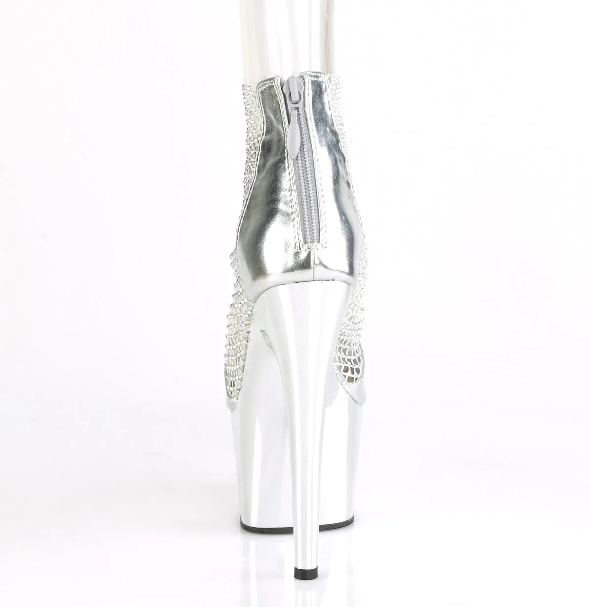 ADORE-765RM Pleaser Silver Sexy Platform Shoes (Pole Dancing Heels) Asics Size Chart