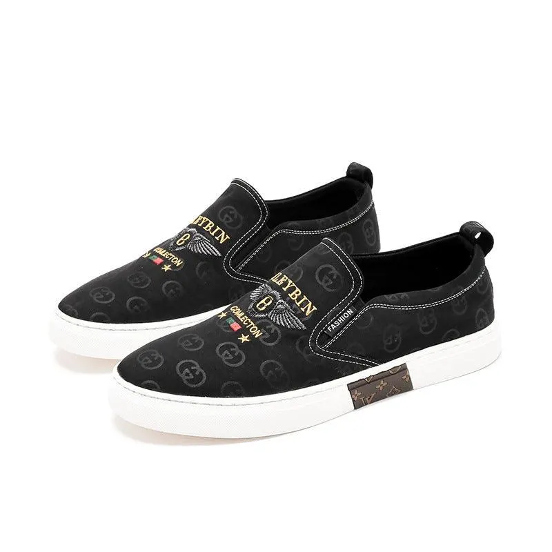 Asics Gt-2000 6 Trail Running Shoes Autumn ice silk canvas shoes a foot lazy shoes breathable light sleeve foot shoes casual shoes men's shoes wild