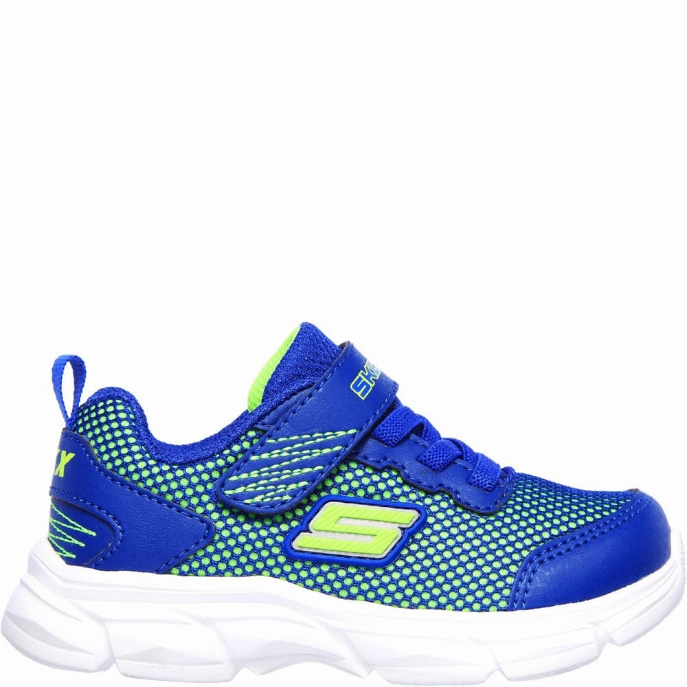 Skechers Advance-Intergrid Touch Fastening Strap Trainer with Two Layer Mesh Upper Daily Wear