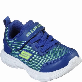 Skechers Advance-Intergrid Touch Fastening Strap Trainer with Two Layer Mesh Upper Soft Design